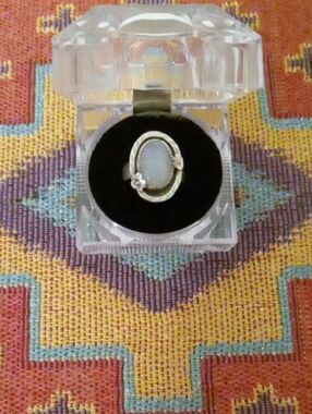 Sterling Silver Moonstone Ring